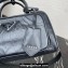 Prada Antique nappa leather multi-pocket top-handle bag 1bb099 Black 2023