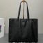 Prada Large antique nappa leather tote bag 1BG460 Black 2023