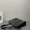 Prada Large antique nappa leather tote bag 1BG460 Black 2023