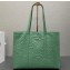 Prada Large antique nappa leather tote bag 1BG460 Green 2023