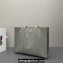 Prada Large antique nappa leather tote bag 1BG460 Gray 2023