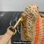 Prada Re-Edition 2005 crochet raffia shoulder bag 1BH204 Beige/Orange 2023