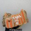 Prada Re-Edition 2005 crochet raffia shoulder bag 1BH204 Beige/Orange 2023