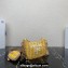 Prada Re-Edition 2005 crochet raffia shoulder bag 1BH204 Beige/Yellow 2023