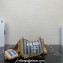 Prada Re-Edition 2005 crochet raffia shoulder bag 1BH204 Beige/Blue 2023