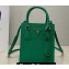 Prada Saffiano leather handbag 1BA358 Green 2023