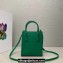 Prada Saffiano leather handbag 1BA358 Green 2023