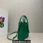 Prada Saffiano leather handbag 1BA358 Green 2023