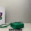 Prada Saffiano leather handbag 1BA358 Green 2023