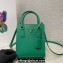 Prada Saffiano leather handbag 1BA358 Green 2023