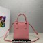 Prada Saffiano leather handbag 1BA358 Pink 2023