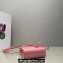 Prada Saffiano leather handbag 1BA358 Pink 2023