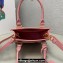 Prada Saffiano leather handbag 1BA358 Pink 2023