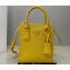 Prada Saffiano leather handbag 1BA358 Yellow 2023