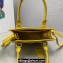 Prada Saffiano leather handbag 1BA358 Yellow 2023