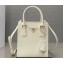 Prada Saffiano leather handbag 1BA358 White 2023