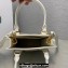 Prada Saffiano leather handbag 1BA358 White 2023