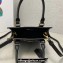 Prada Saffiano leather handbag 1BA358 Black 2023