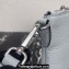 Prada Leather shoulder bag 1BH050 Blue Gray 2023