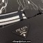 Prada Leather shoulder bag 1BH050 Black 2023