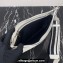 Prada Leather shoulder bag 1BH050 White 2023