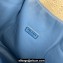 Prada Medium padded Soft nappa leather bag 1BG413 Blue 2023