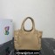 Prada Medium padded Soft nappa leather bag 1BG413 Beige 2023