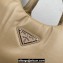 Prada Medium padded Soft nappa leather bag 1BG413 Beige 2023
