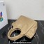 Prada Medium padded Soft nappa leather bag 1BG413 Beige 2023