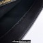 Saint Laurent le maillon chain wallet in shiny quilted lambskin 738109 Black
