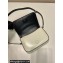 Prada Brushed leather mini-bag with shoulder strap 2VD061 White 2023