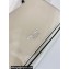 Prada Brushed leather mini-bag with shoulder strap 2VD061 White 2023