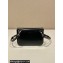 Prada Brushed leather mini-bag with shoulder strap 2VD061 Black 2023