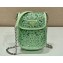 Prada Mini Cleo bag with Crystals 1BH185 Green 2023