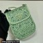 Prada Mini Cleo bag with Crystals 1BH185 Green 2023
