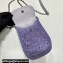 Prada Mini Cleo bag with Crystals 1BH185 Purple 2023