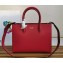 Prada Large Saffiano Leather Handbag 1ba153 Red 2023