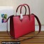 Prada Large Saffiano Leather Handbag 1ba153 Red 2023