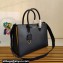 Prada Large Saffiano Leather Handbag 1ba153 Black/Yellow 2023