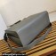 Prada Large Saffiano Leather Handbag 1ba153 Gray/Black 2023