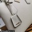 Prada Medium Galleria Saffiano leather bag 1ba232 White 2023