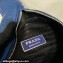 Prada Cross leather bag 2VZ098 Blue 2023