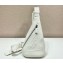 Prada Cross leather bag 2VZ098 White 2023