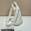 Prada Cross leather bag 2VZ098 White 2023