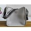 Prada Leather hobo bag 1BC073 Pale Blue 2023