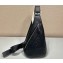 Prada Cross leather bag 2VZ098 Black 2023