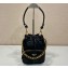 Prada Re-Edition 1995 Chaîne Re-Nylon shoulder bag 1BH038 Black 2023