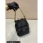 Prada Re-Edition 1995 Chaîne Re-Nylon shoulder bag 1BH038 Black 2023