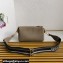 Prada Leather shoulder bag 1BH194 Gray 2023