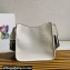 Prada Leather hobo bag 1BC073 White 2023
